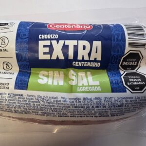 CHORIZO EXTRA CENTENARIO  X2 SIN SAL